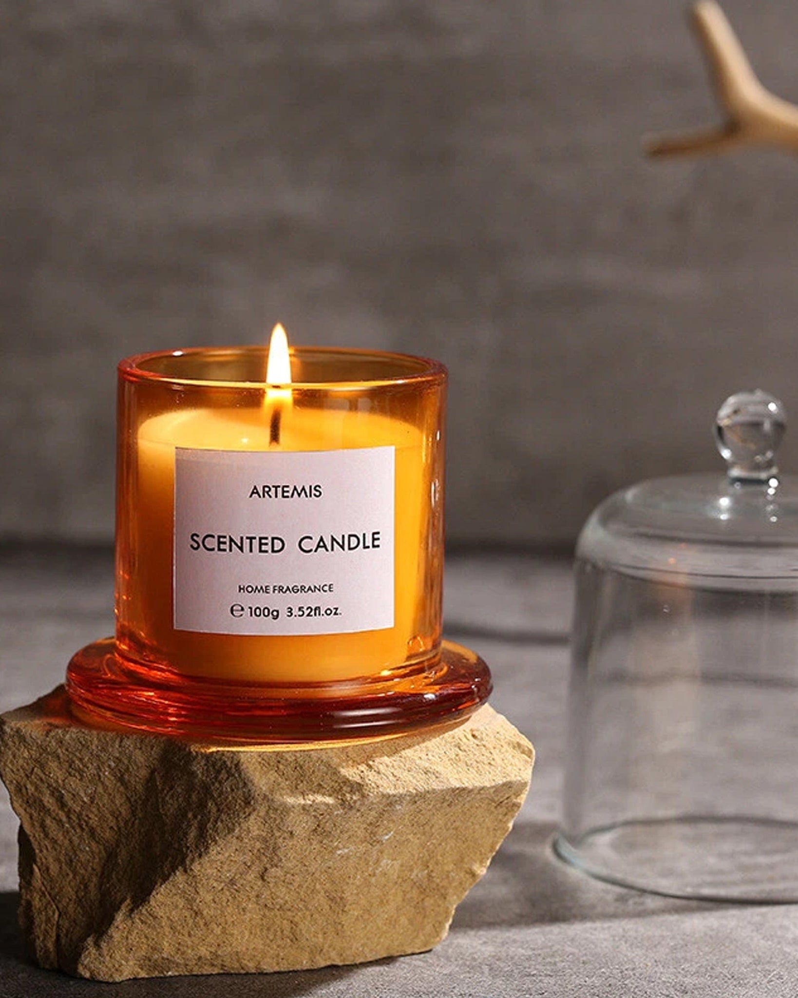 100g Scented Candle Velvet Rose and Ebon - Uniflora