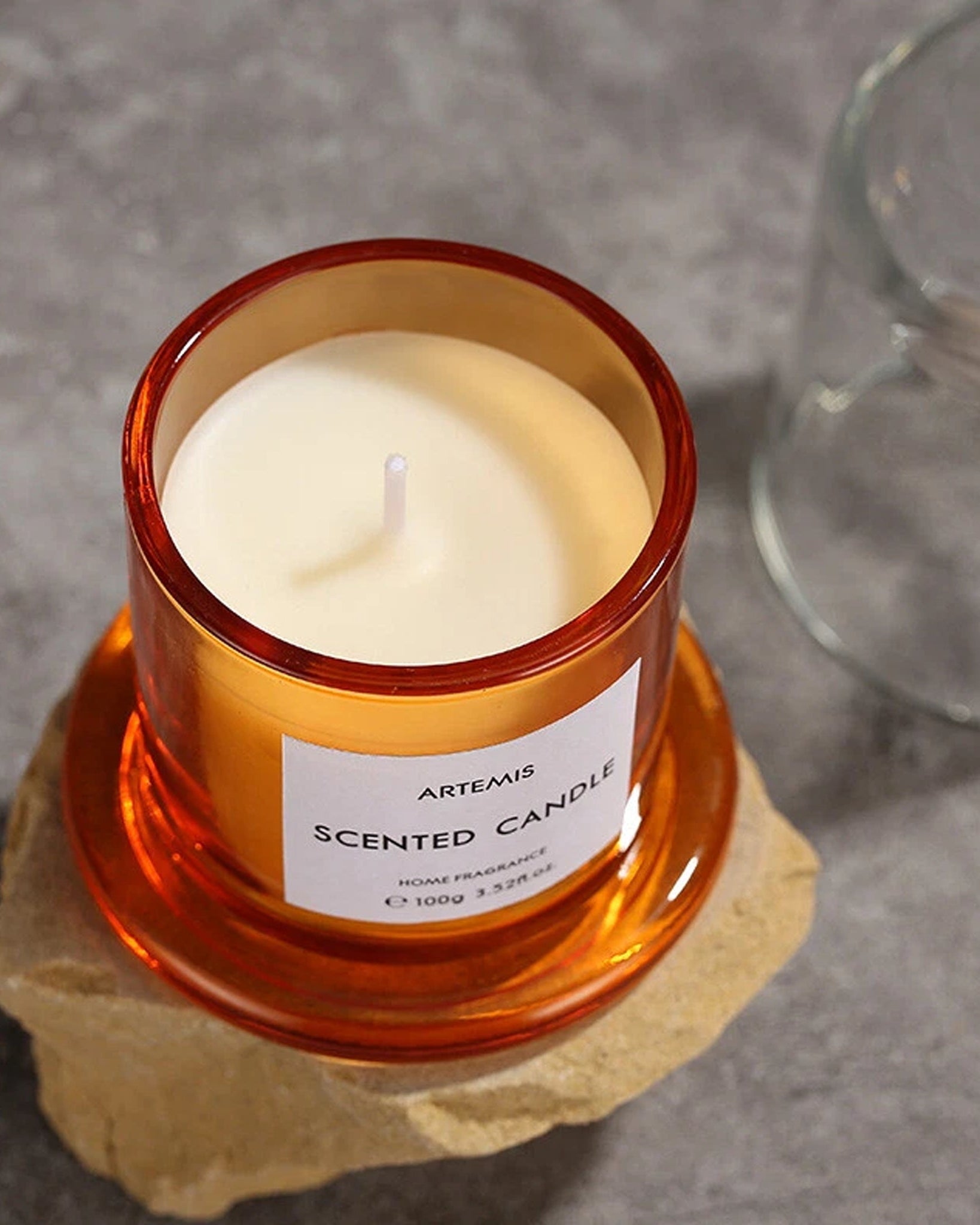100g Scented Candle Velvet Rose and Ebon - Uniflora