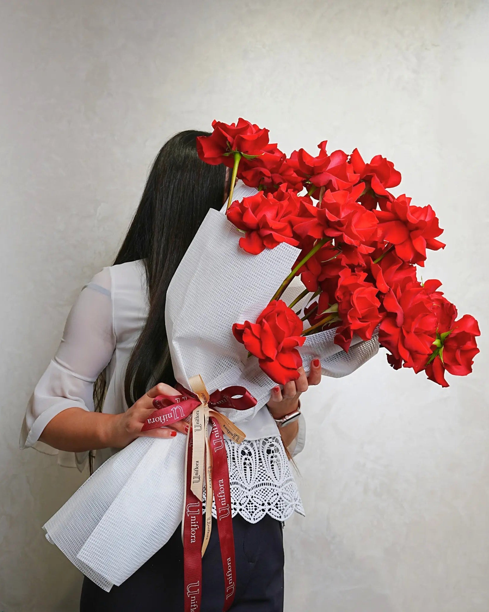Bloomingdale Red roses - Uniflora