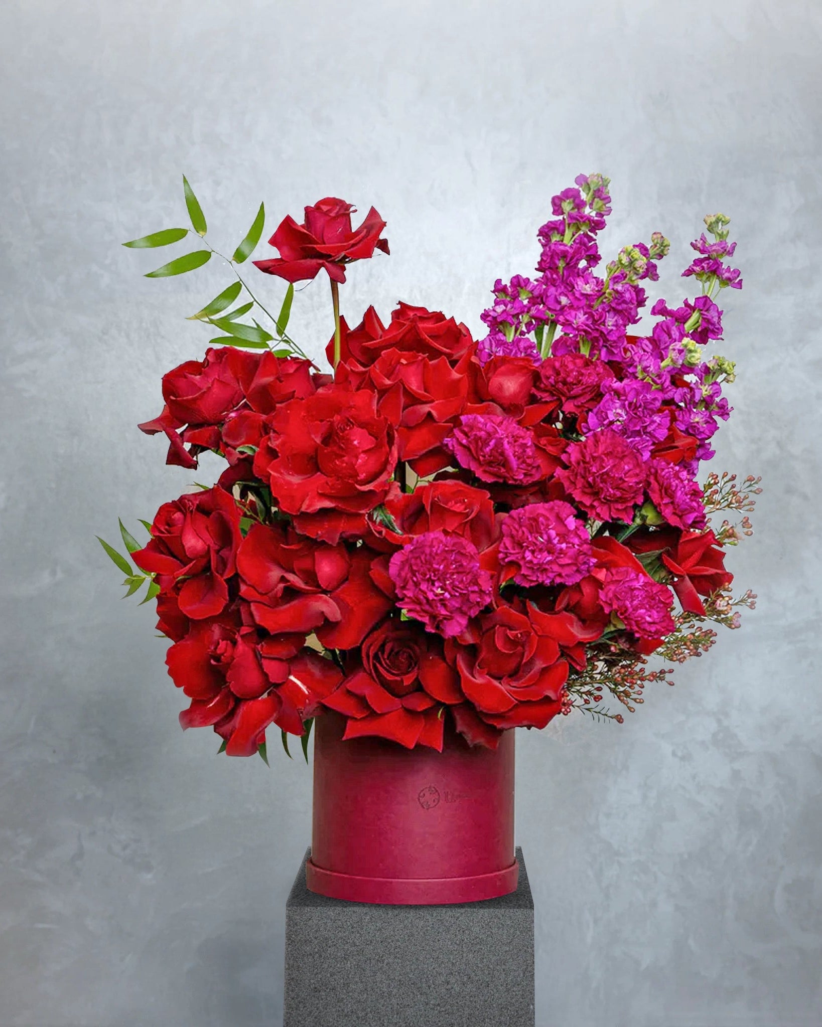 Crimson, red roses bouquet, from Uniflora Dubai