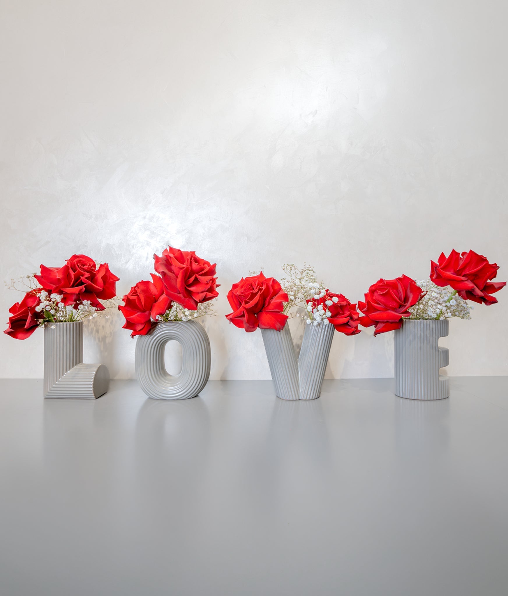 LOVE Rose Vase set - Uniflora