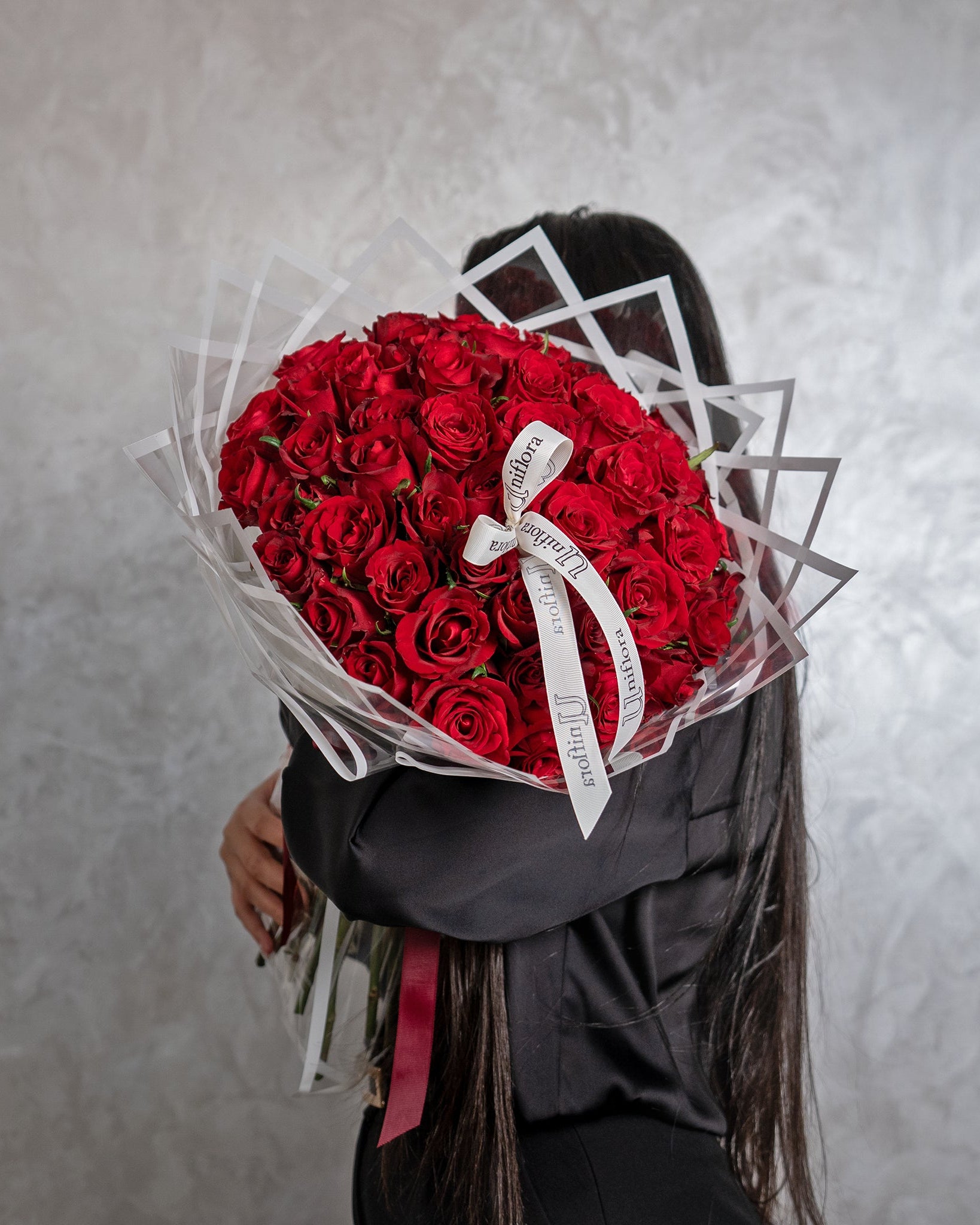 Simply Enchanted Red Roses - Uniflora