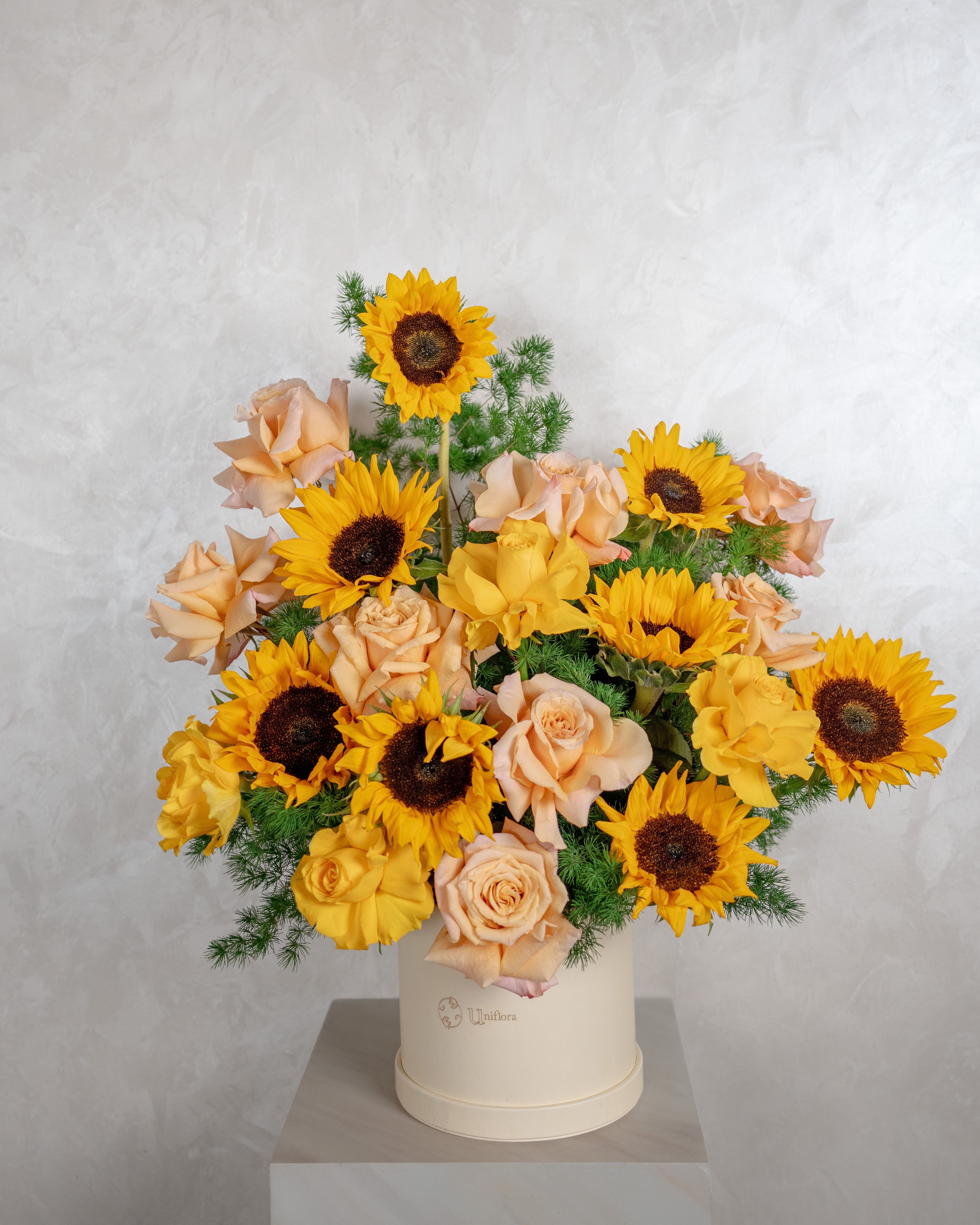 Sunflower & Rose Box - Uniflora