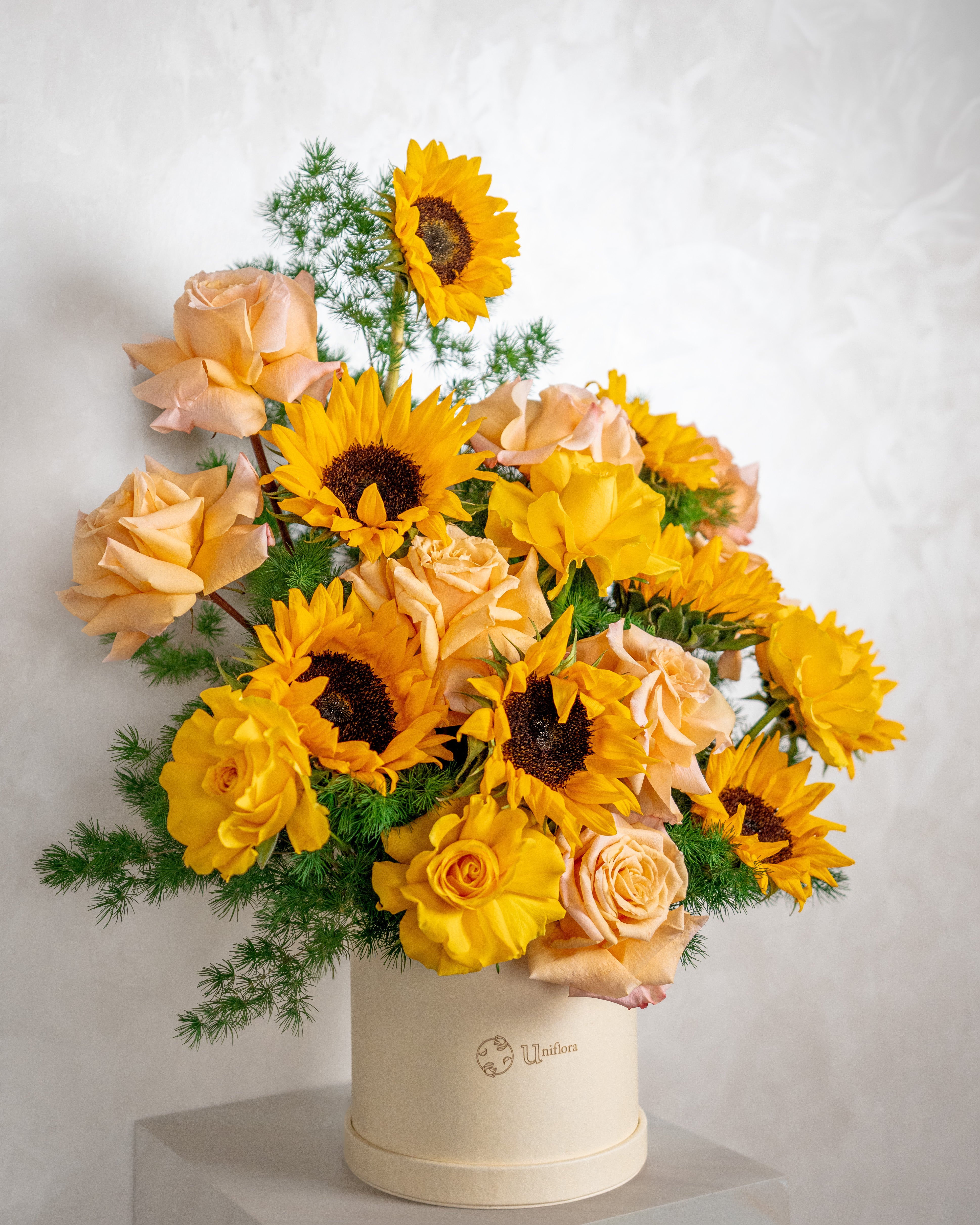 Sunflower & Rose Box - Uniflora