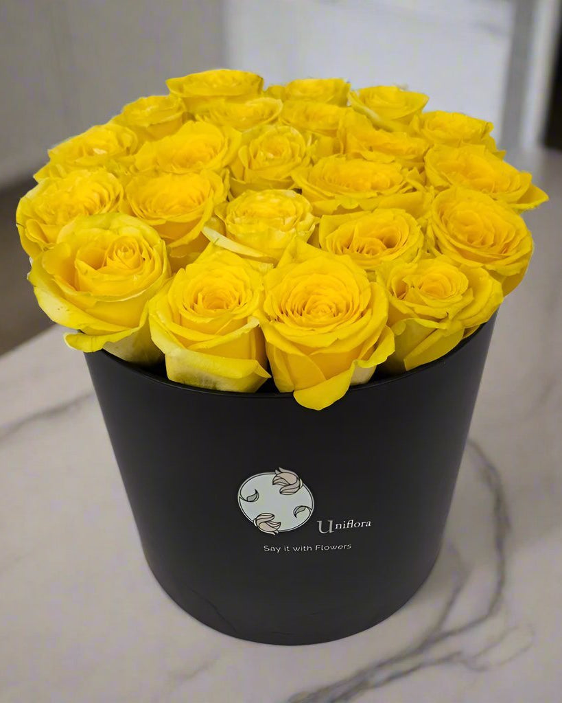 Yellow Roses Box - Uniflora