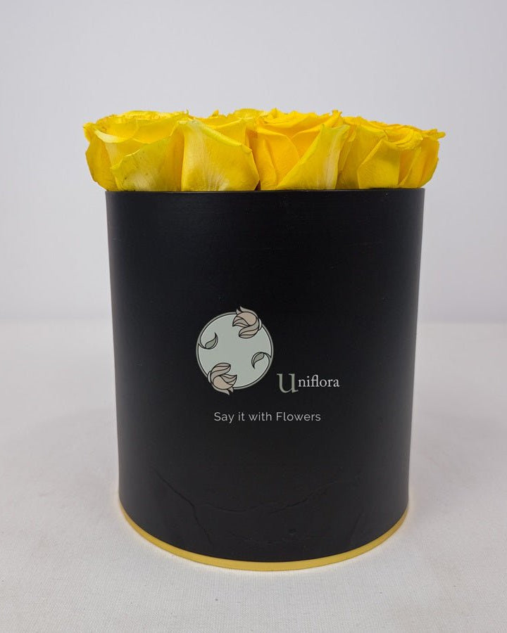 Yellow Roses Box - Uniflora