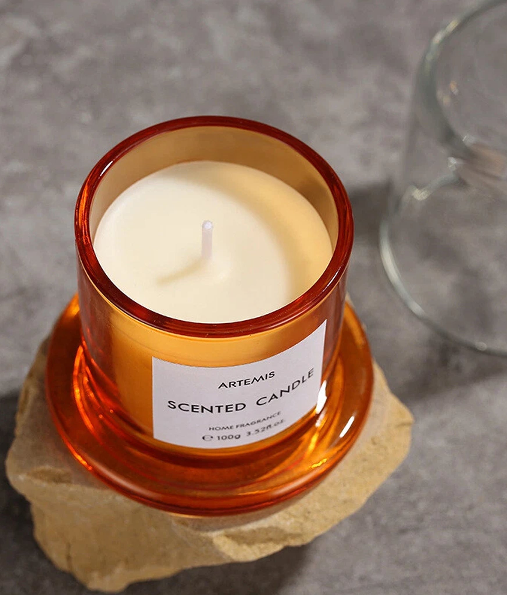 100g Scented Candle Velvet Rose and Ebon - Uniflora