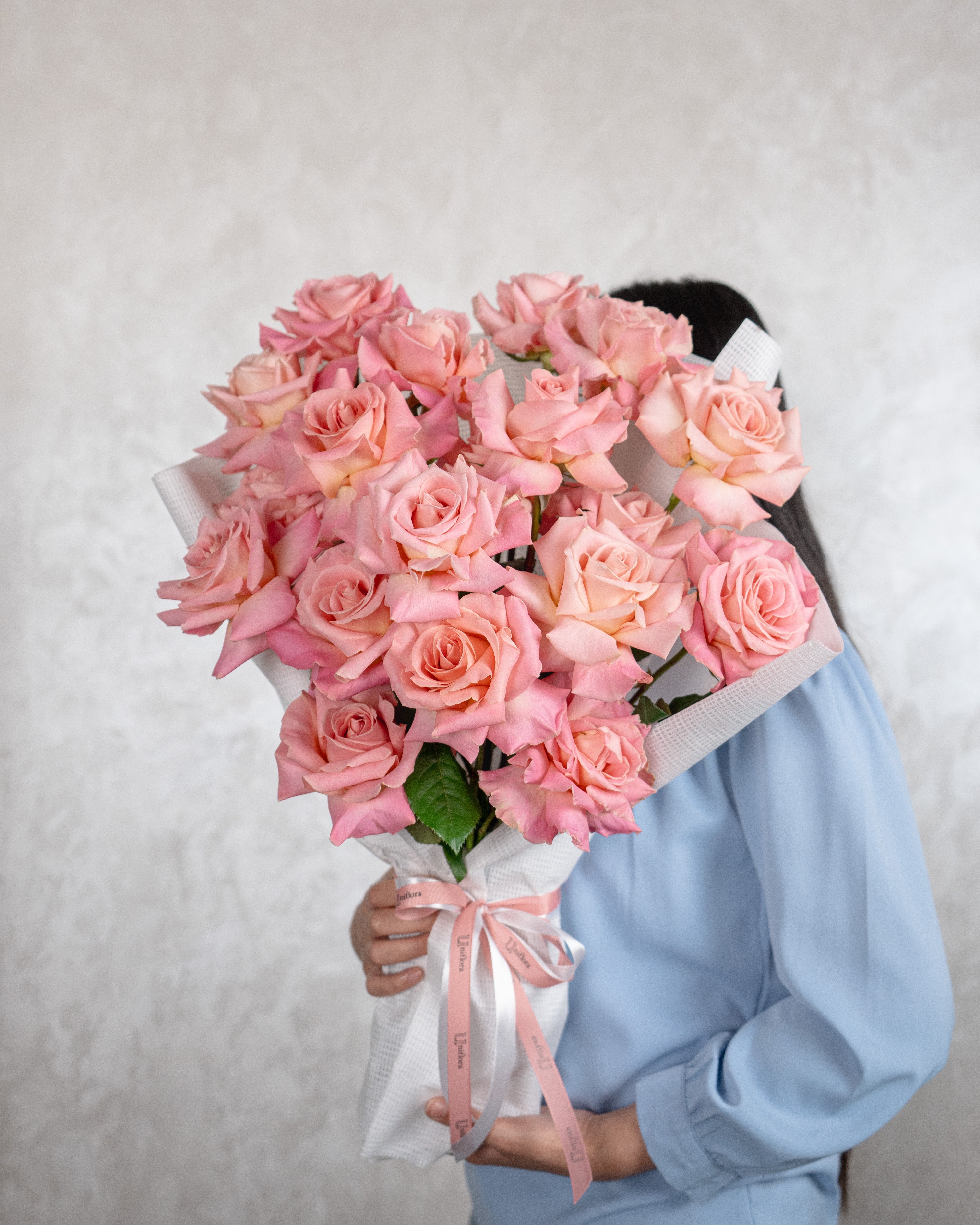 20 Rose Pink blooms - Uniflora