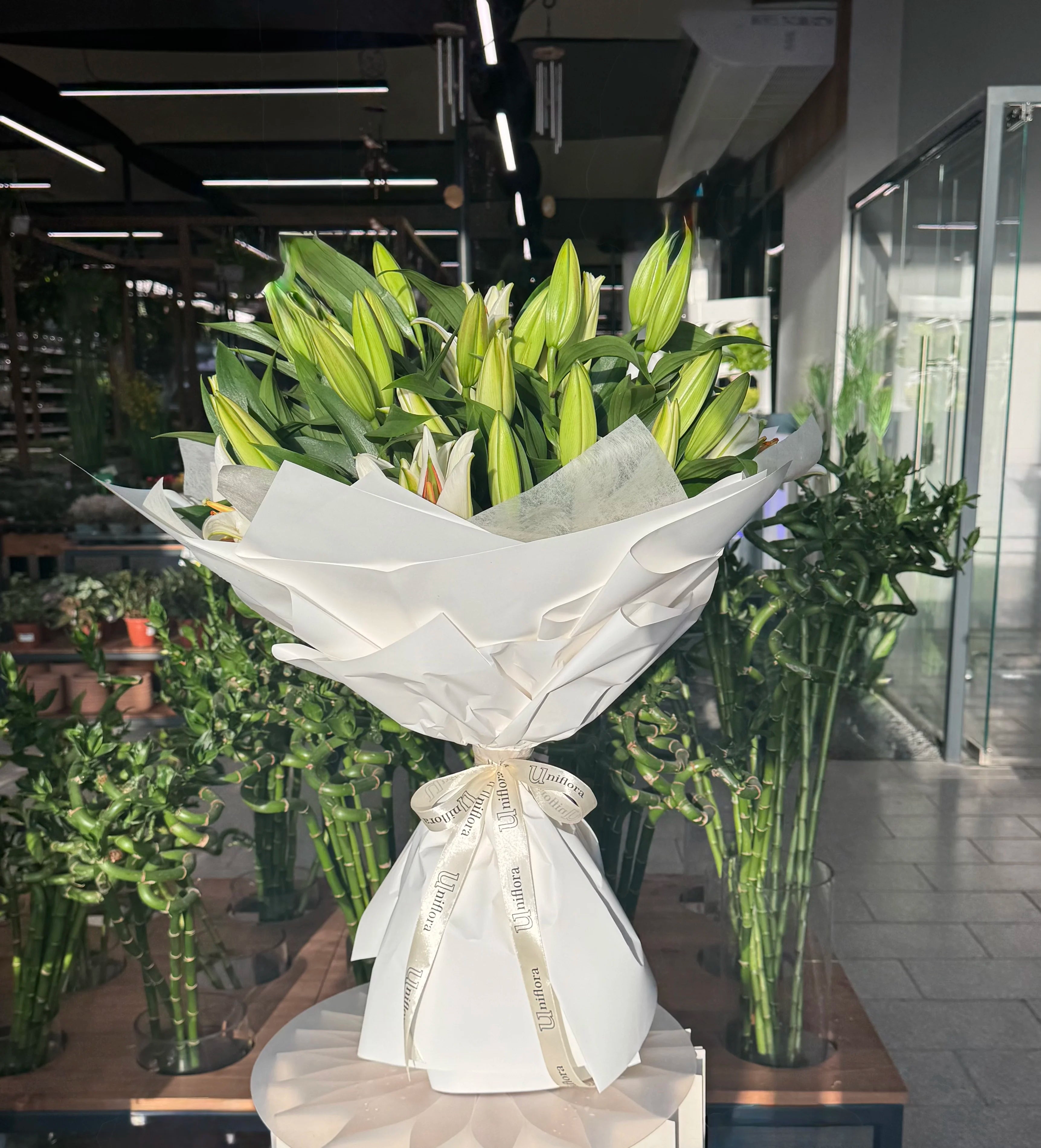 White Lily Bouquet