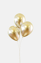 Gold Helium Balloon - Set of 3 - Uniflora