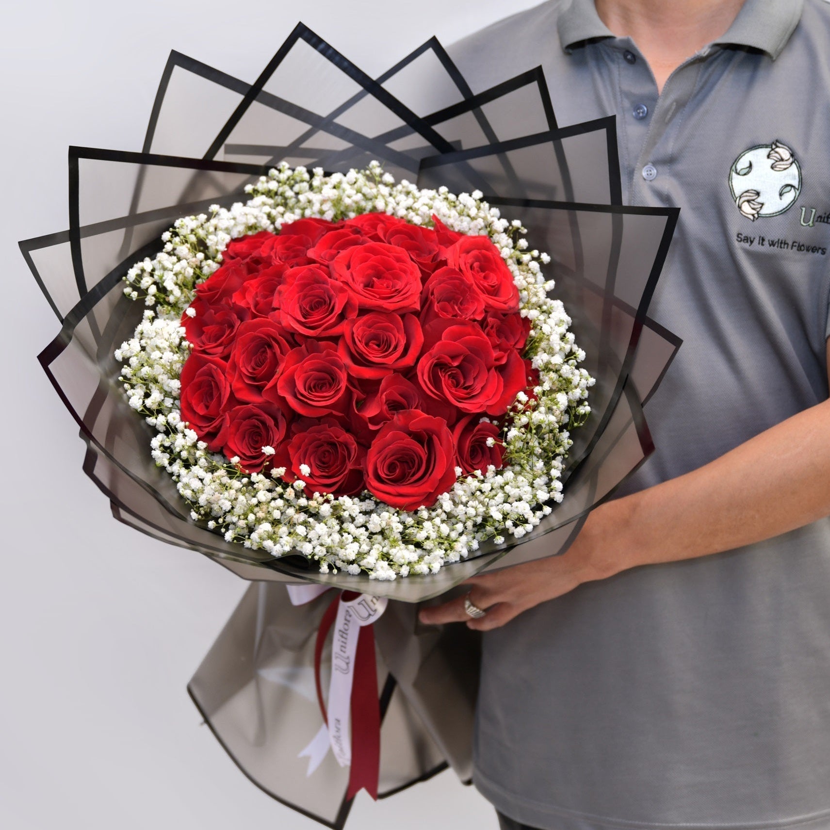 Lovestruck Red Roses - Uniflora
