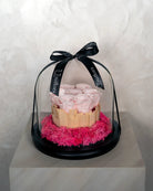 Pink Infinity Rose Glass Dome - Uniflora