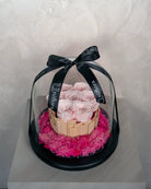Pink Infinity Rose Glass Dome - Uniflora