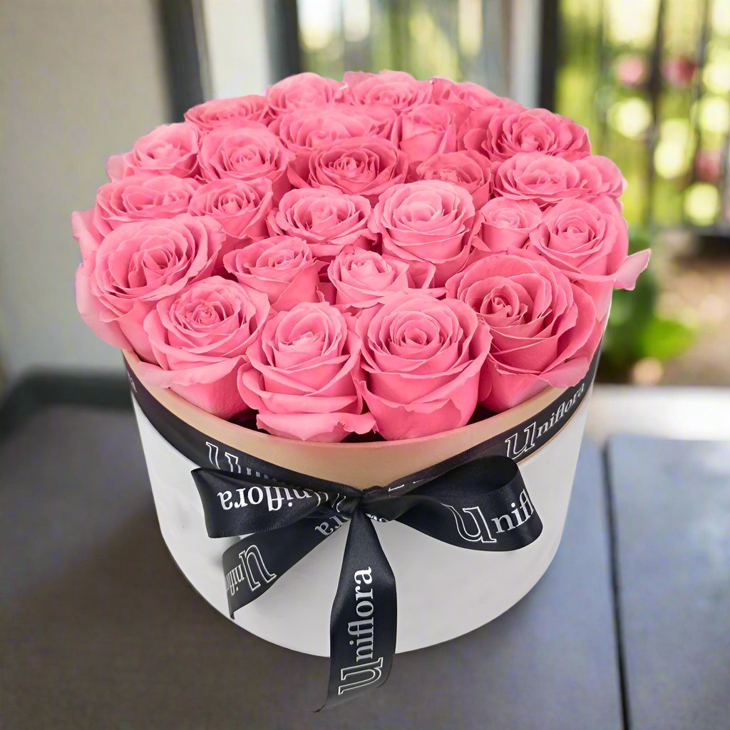 Pink Roses Box - Uniflora