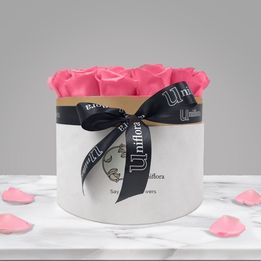 Pink Roses Box - Uniflora