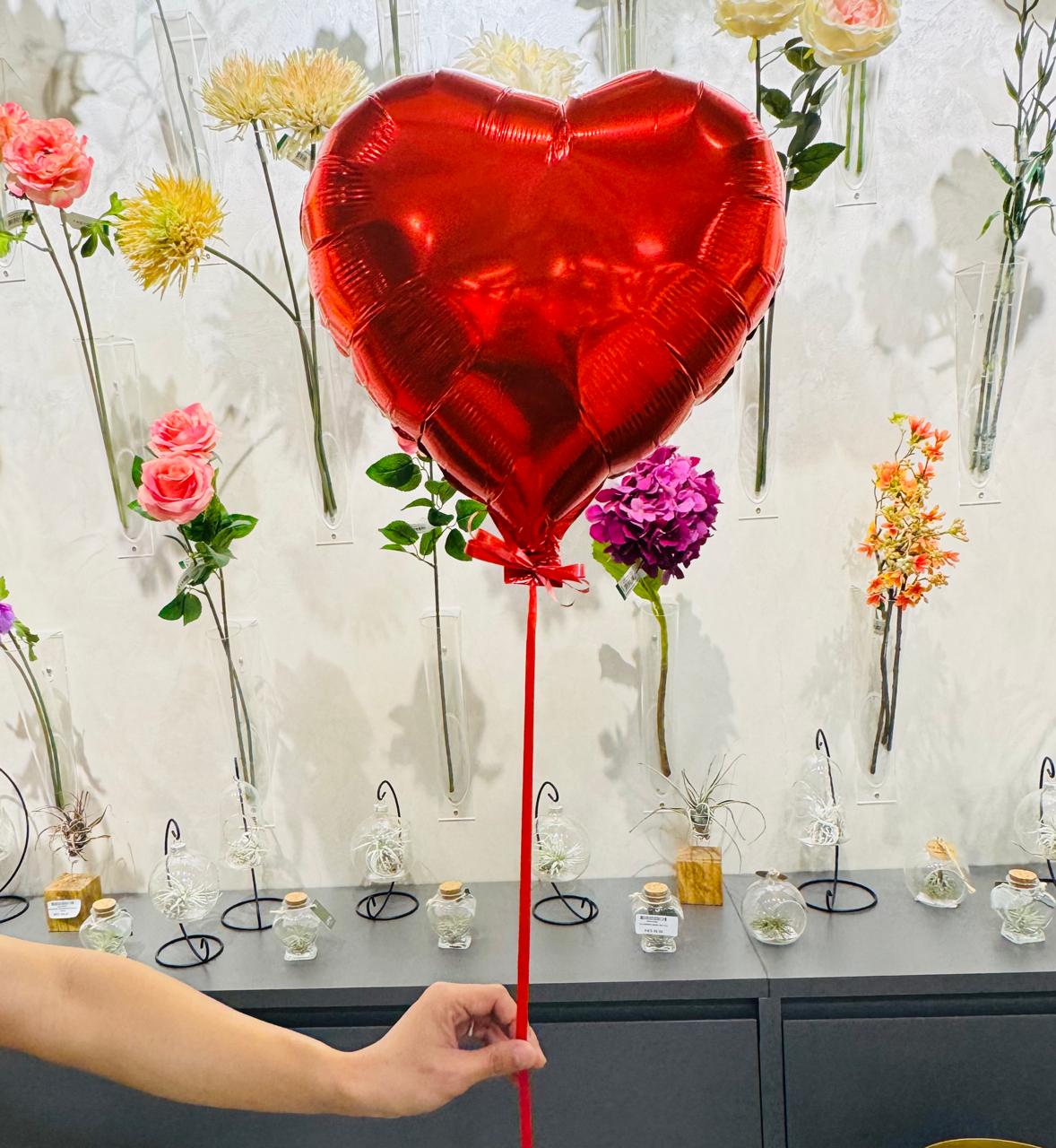 Red Heart Balloon - Uniflora