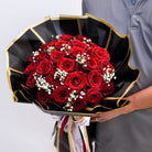 Red Roses Velvet Bliss - Uniflora