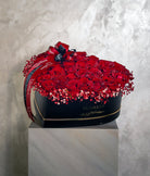 Red Roses Velvet Heart - Uniflora