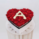Roses Heart Box With Letter - Uniflora