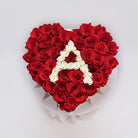 Roses Heart Box With Letter - Uniflora