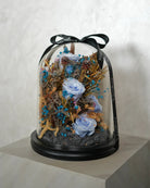 Sea Blue Infinity Rose Dome - Uniflora