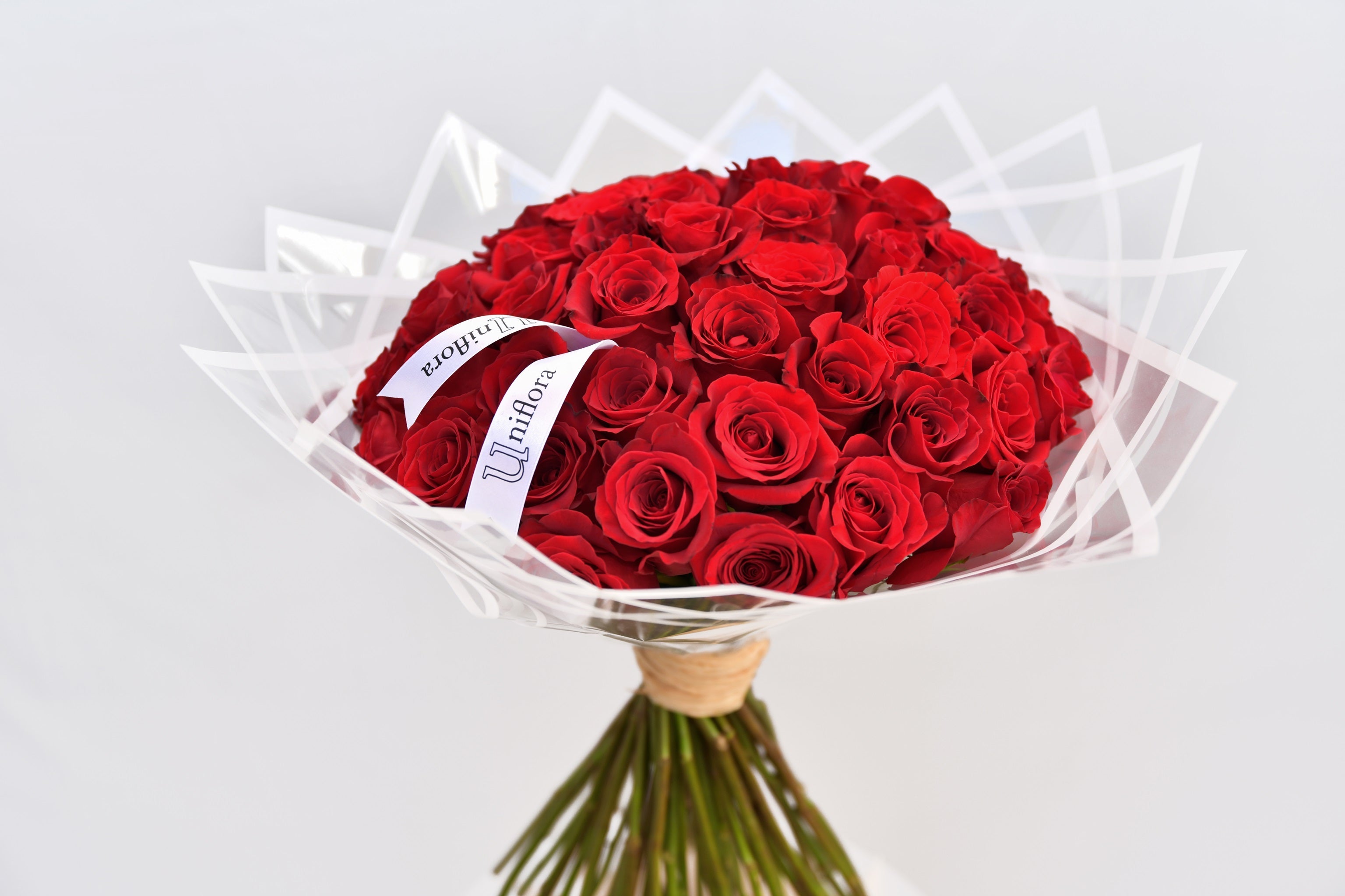 Simply Enchanted Red Roses - Uniflora
