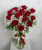 Timeless Roses in Vase - Uniflora