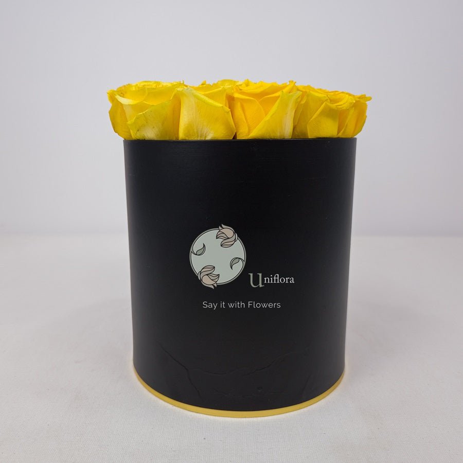 Yellow Roses Box - Uniflora
